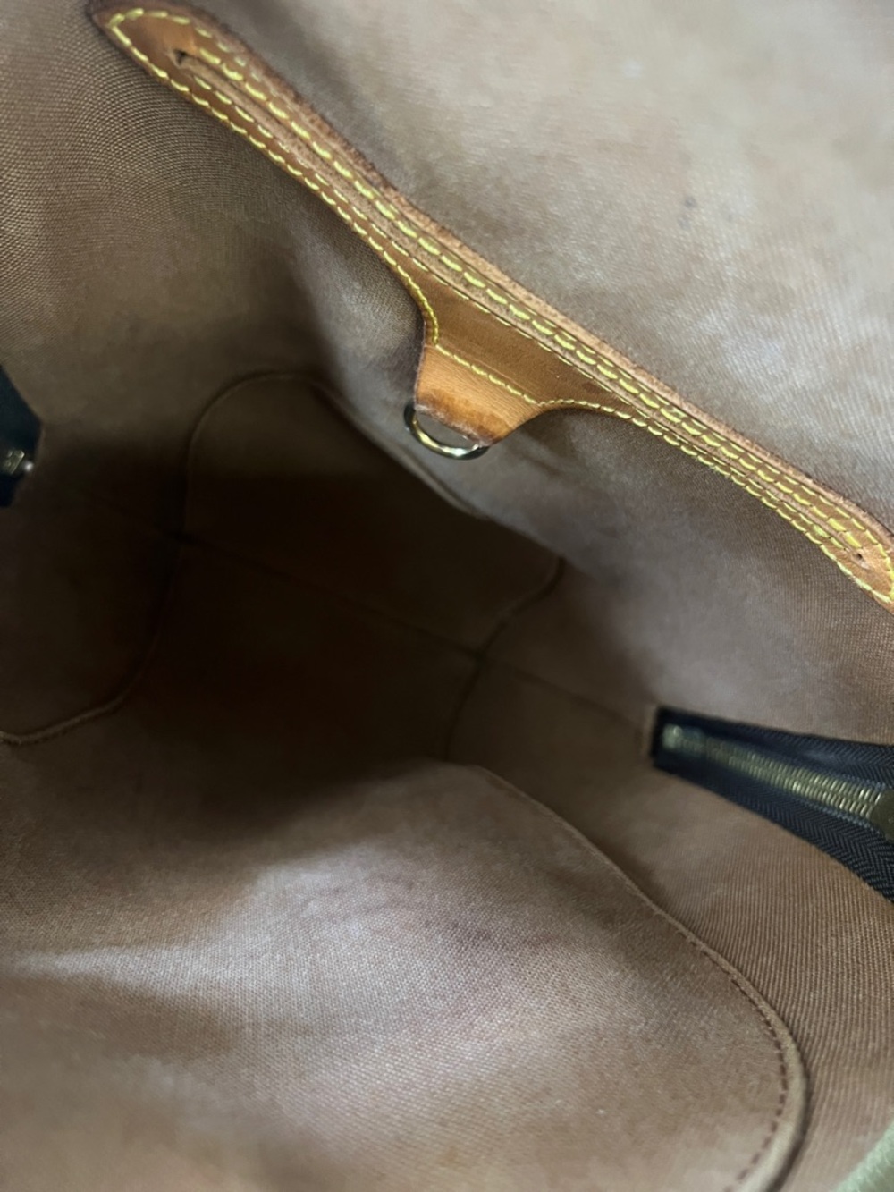 Louis Vuitton Monogram Canvas Brown & Gold Backpack - Picture 4 of 6